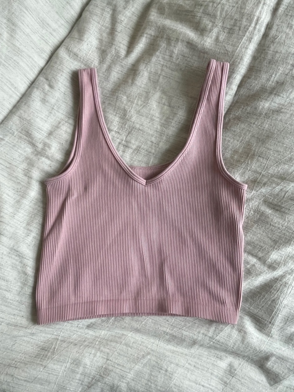 Reversible pink top